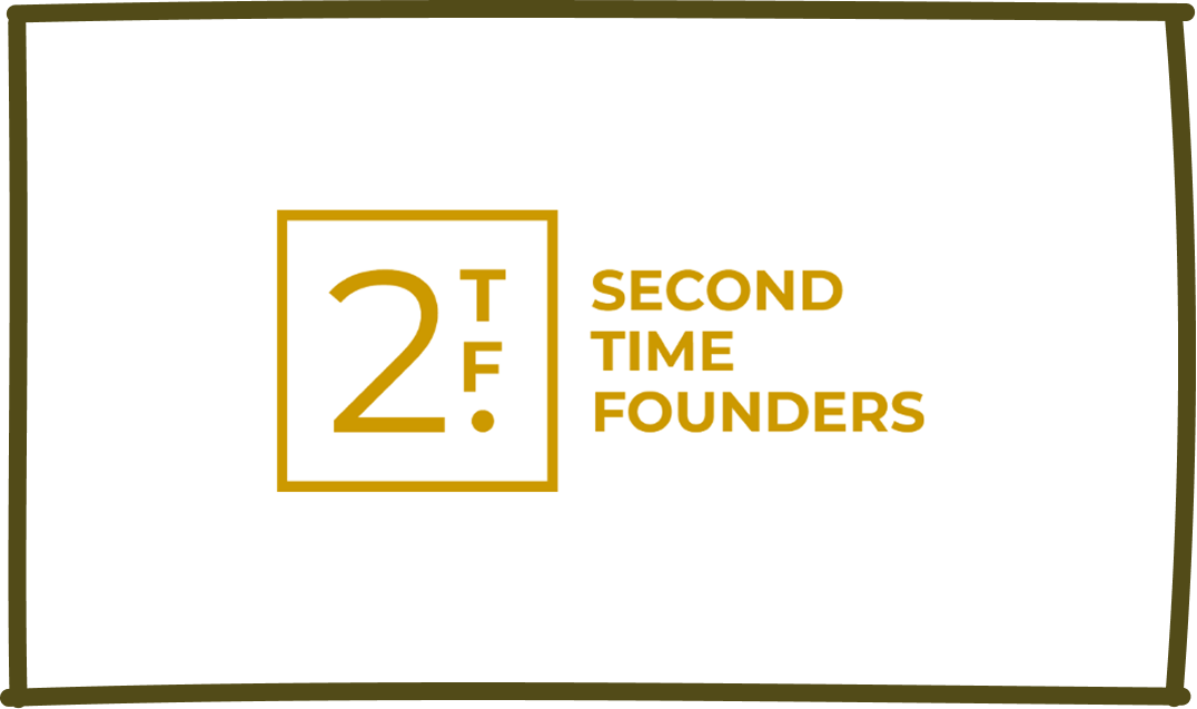 Image of Second Time Founders logo.